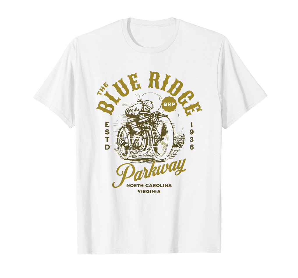Blue Ridge Parkway Motorcycle T-Shirt - Streetwear Style Men Women - T-Shirt, Sweatshirt, Hoodie