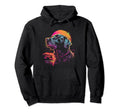 Labrador Retriever Dog Vaporwave Hoodie - Aesthetic Graphic Unisex - T-Shirt, Sweatshirt, Hoodie