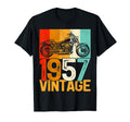 65 Years Old Motorcycle 1957 65Th T-Shirt - Novelty Apparel for Adults - T-Shirt, Sweatshirt, Hoodie