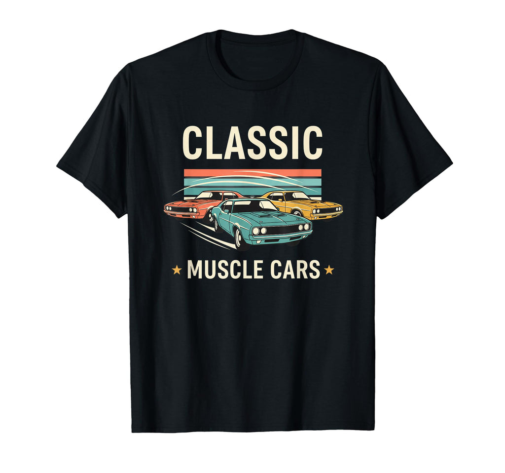 Muscle Car Art Car Car T-Shirt - Custom Art Print Unisex - T-Shirt, Sweatshirt, Hoodie