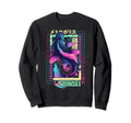 Sendai City Synthwave 80S Koi Carp Sweatshirt - Unique Graphic for Adults - T-Shirt, Sweatshirt, Hoodie