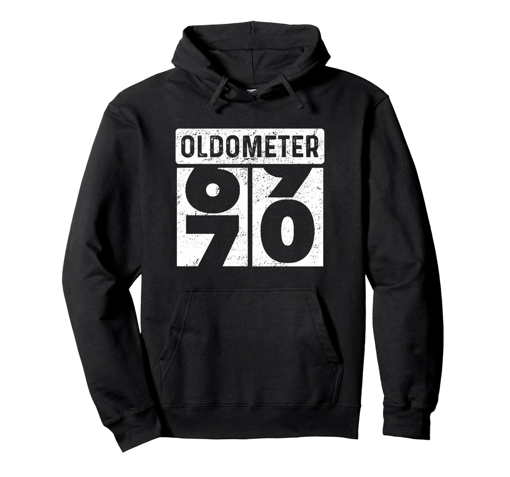 Oldometer Odometer Funny 70Th Birthday Hoodie - Graphic Print Men Women - T-Shirt, Sweatshirt, Hoodie