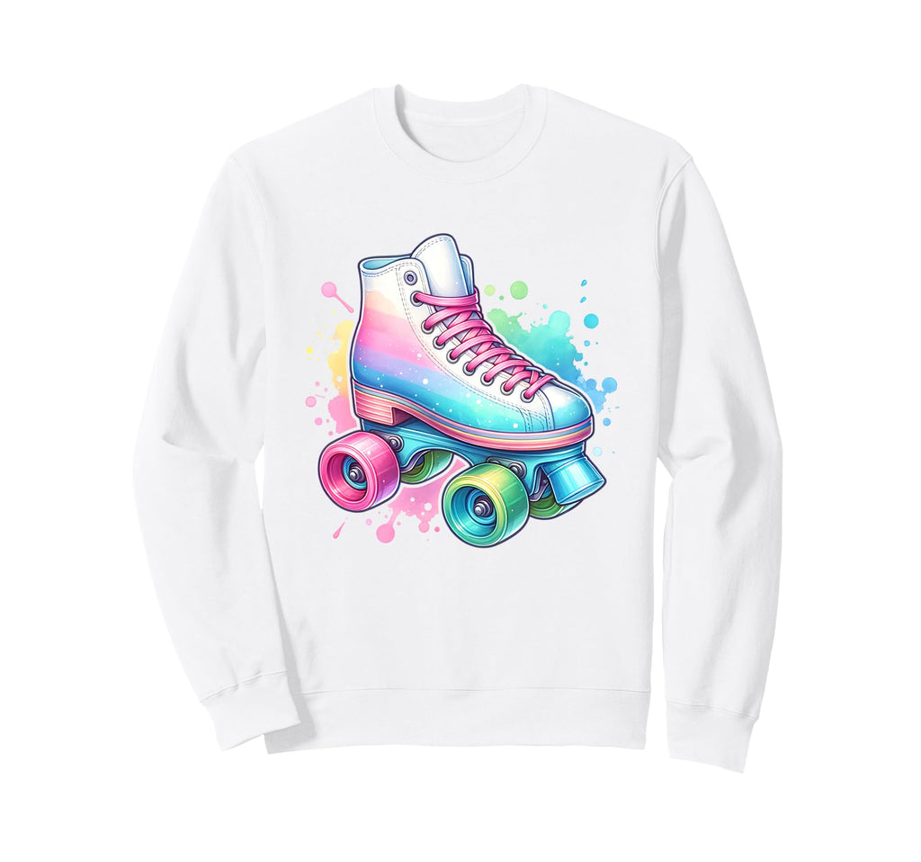 Roller Skate Colorful Roller Skating Sweatshirt - Trendy Graphic Men Women - T-Shirt, Sweatshirt, Hoodie