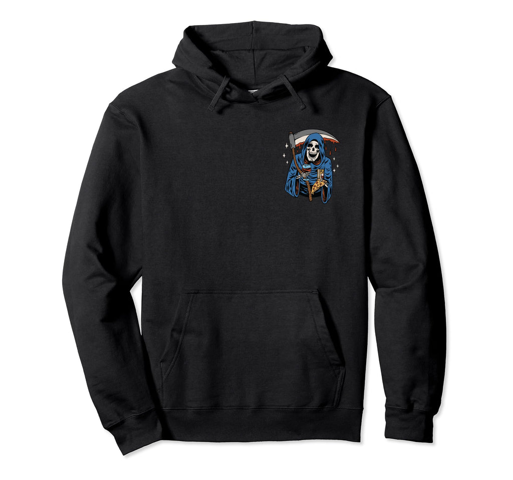 Grim Reaper American Traditional Tattoo Hoodie - Aesthetic Graphic Unisex - T-Shirt, Sweatshirt, Hoodie