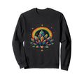 Rainbow Crystal Cluster Sweatshirt - Fun Novelty Design Men Women - T-Shirt, Sweatshirt, Hoodie
