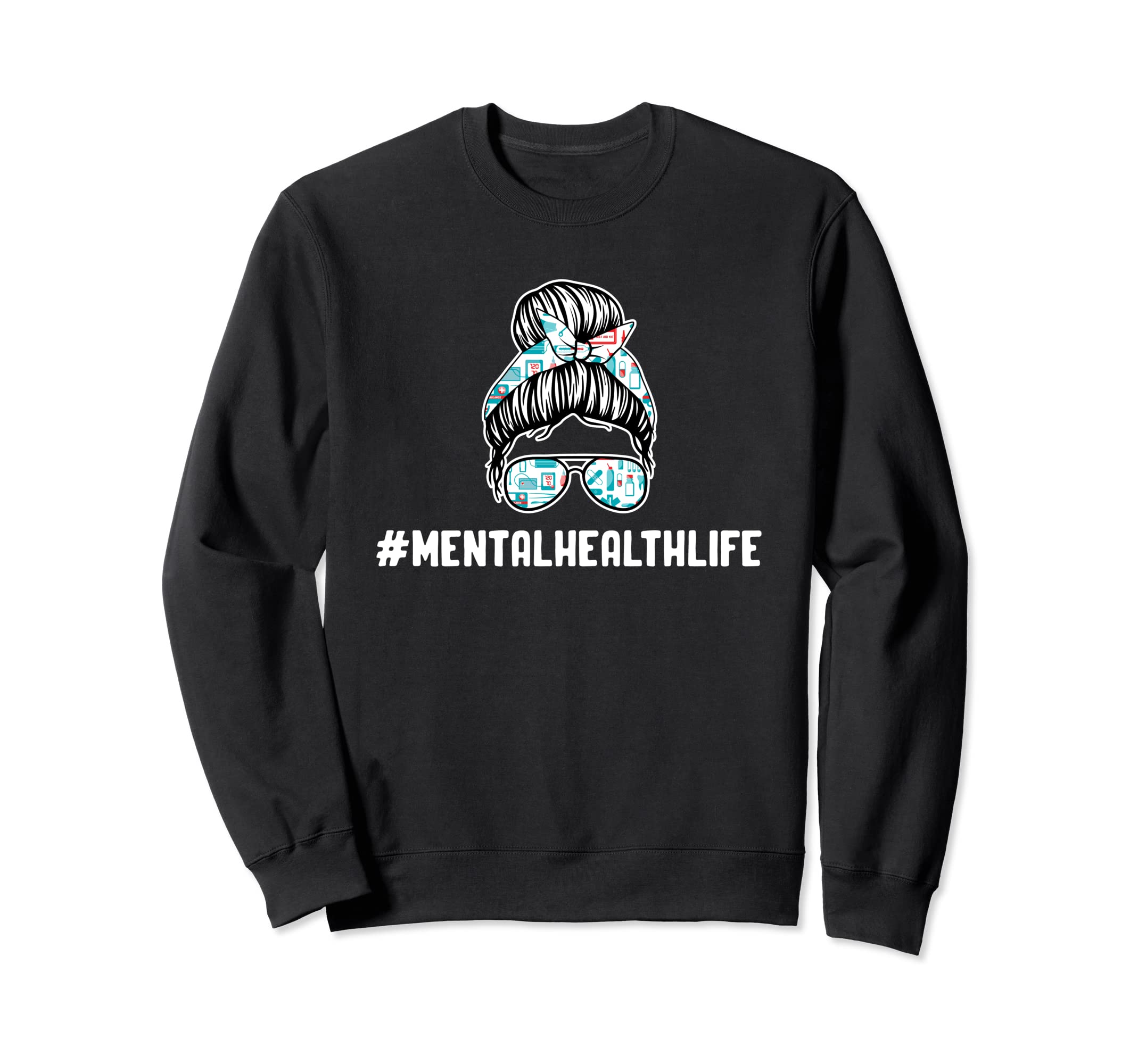 Appreciation Day Messy Bun Work Sweatshirt - Streetwear Style for Adults - T-Shirt, Sweatshirt, Hoodie