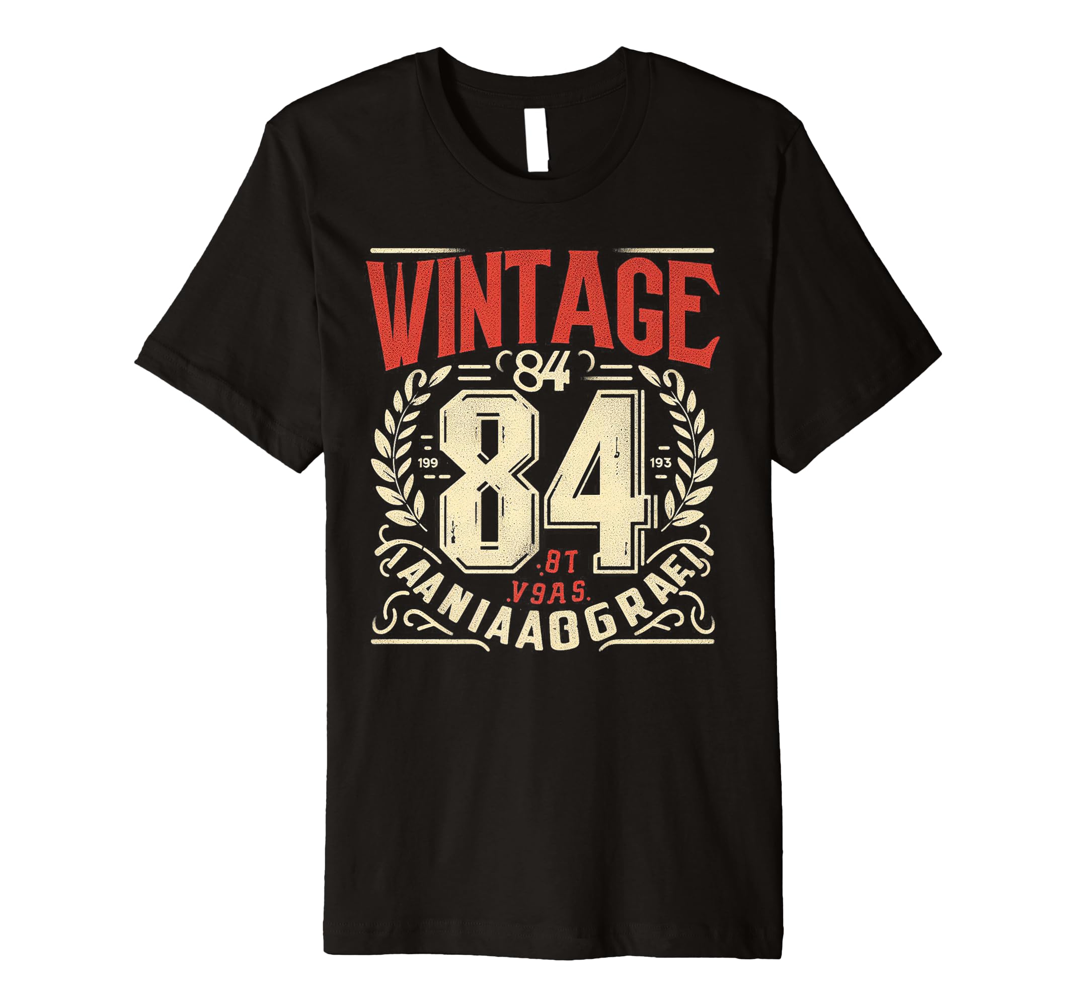 1984 Birthday 84 Born 1984 Typography T-Shirt - Trendy Graphic for Adults - T-Shirt, Sweatshirt, Hoodie