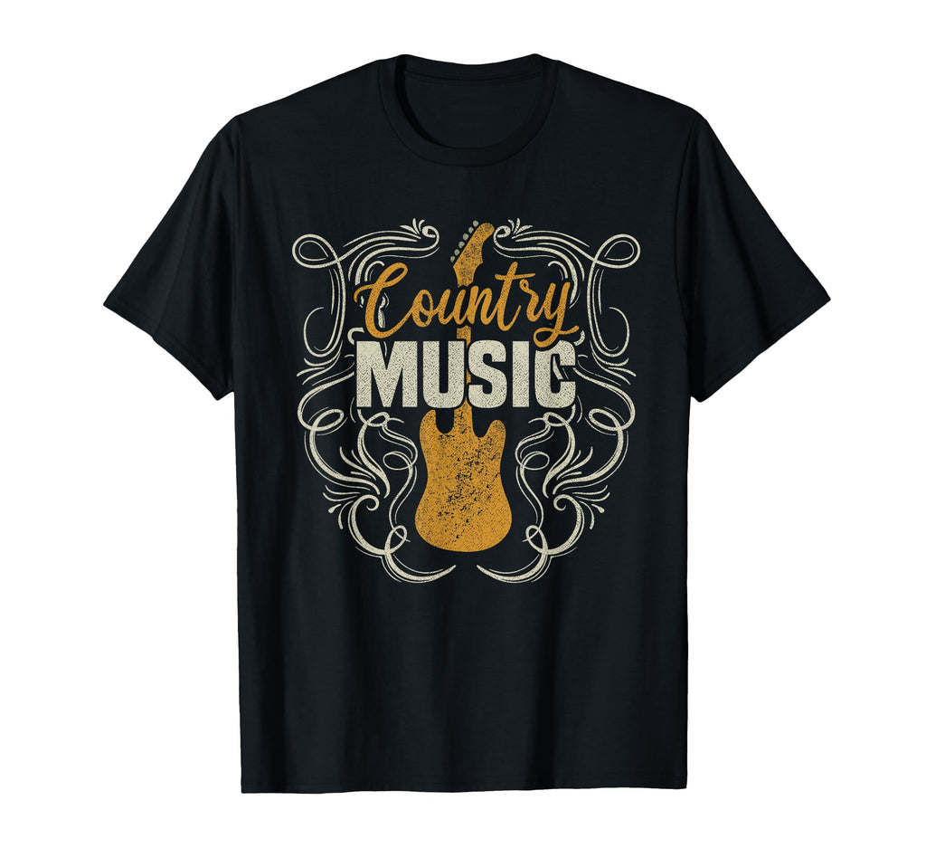 Country Music Guitar Western T-Shirt - Casual Everyday Wear Unisex - T-Shirt, Sweatshirt, Hoodie