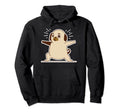 Pug Yoga Meditation Fitness Workout Hoodie - Aesthetic Graphic for Adults - T-Shirt, Sweatshirt, Hoodie