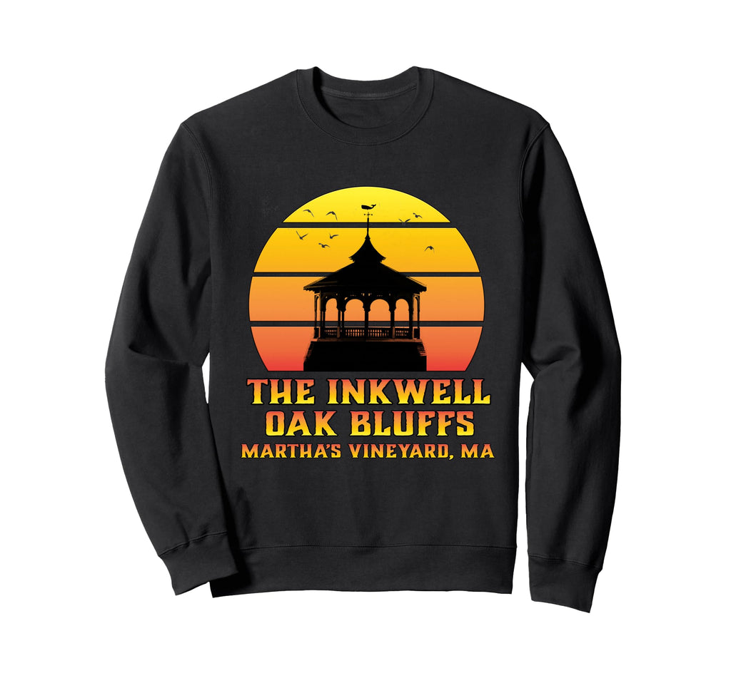 Sunset Gazebo Inkwell Beach Oak Bluffs Sweatshirt - Unique Graphic Unisex - T-Shirt, Sweatshirt, Hoodie