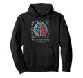 Colorful Rainbow Brain Neurodiversity Hoodie - Streetwear Style Unisex - T-Shirt, Sweatshirt, Hoodie