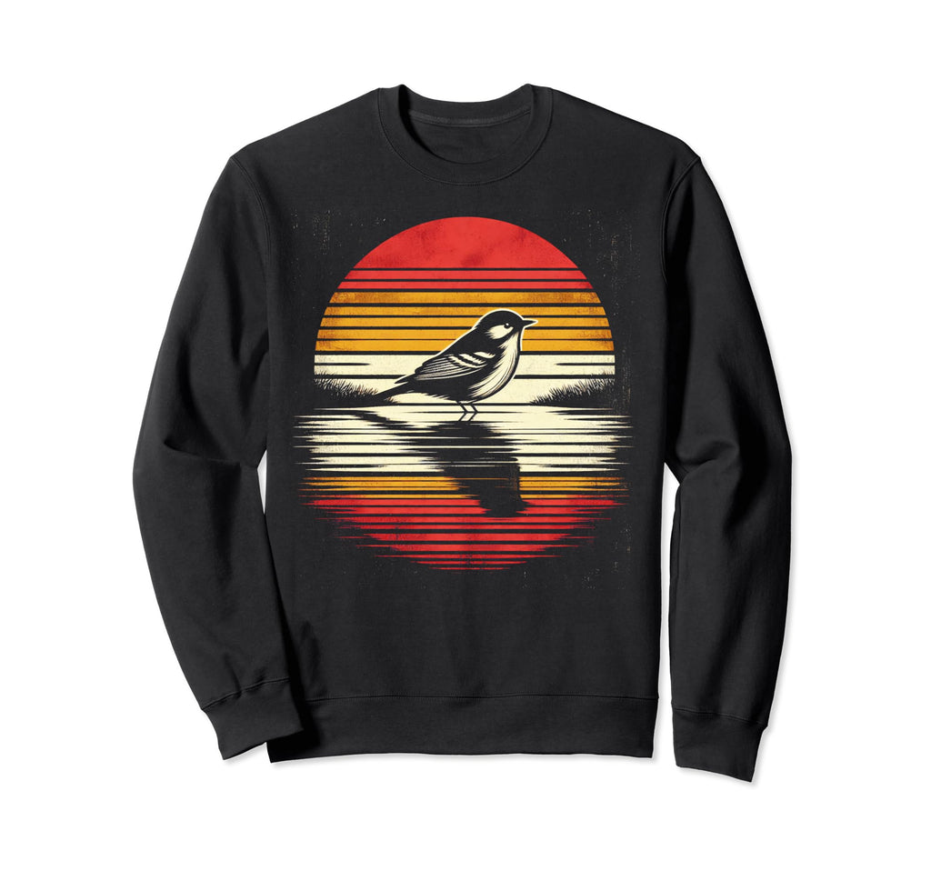 Warbler Bird Sunset Safari 70S Sweatshirt - Graphic Print Unisex - T-Shirt, Sweatshirt, Hoodie