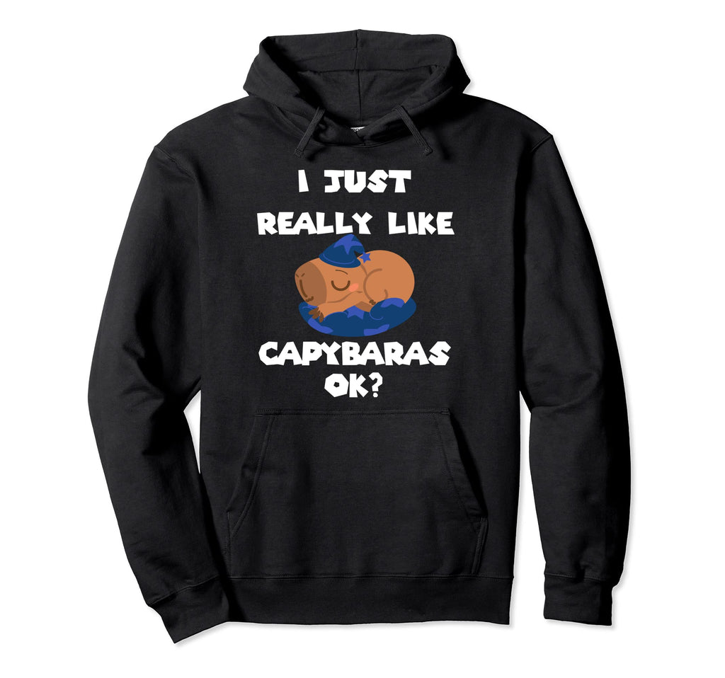 Funny Capybara Rodent Dont Worry Capy Hoodie - Unique Graphic for Adults - T-Shirt, Sweatshirt, Hoodie