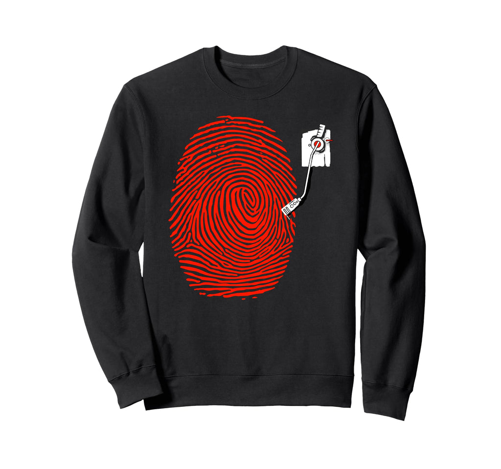 Vinyl Player Music Vinyl Record Sweatshirt - Fun Novelty Design for Adults - T-Shirt, Sweatshirt, Hoodie