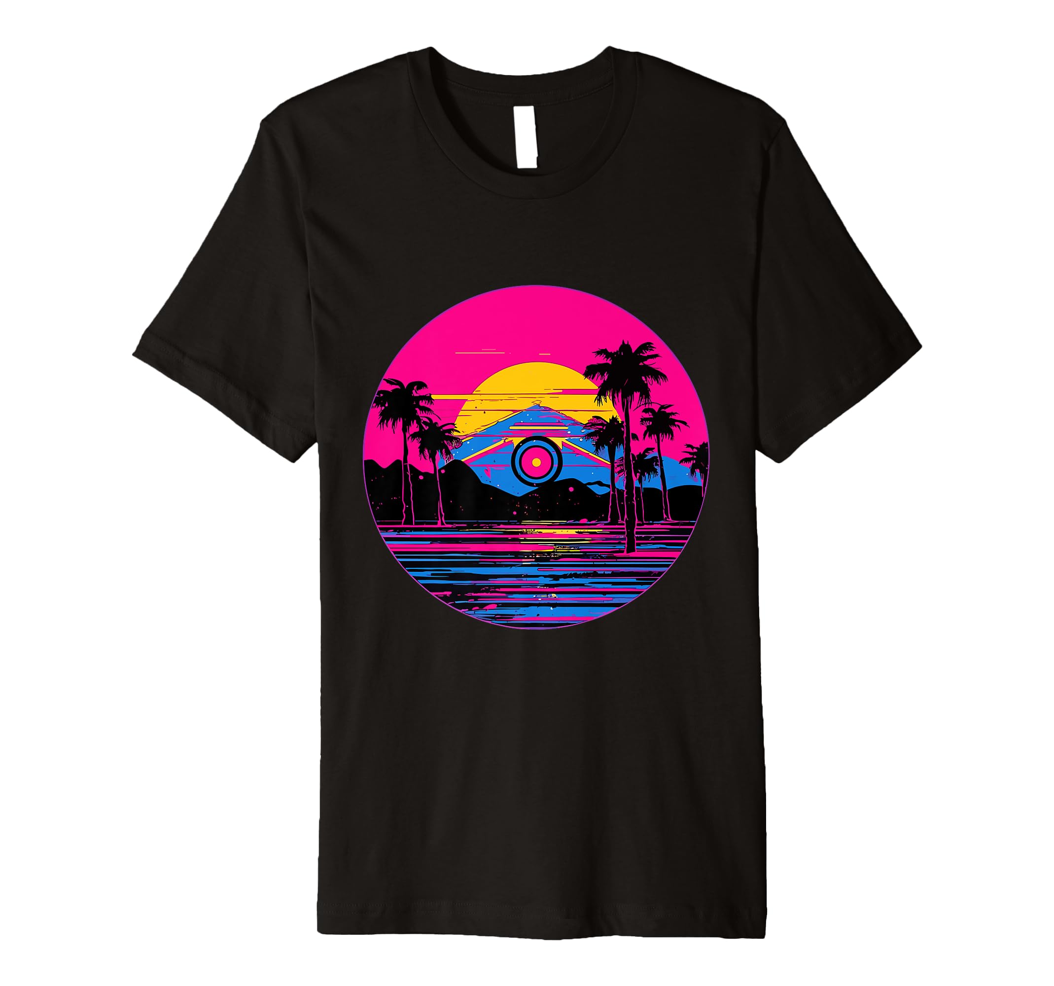 Vinyl Record Vaporwave Turntable T-Shirt - Custom Art Print for Adults - T-Shirt, Sweatshirt, Hoodie