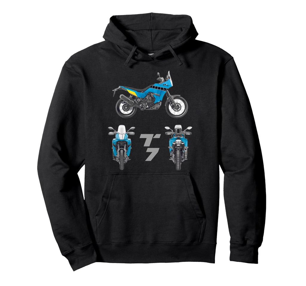 Tenere 700 T7 Adventure Bike Enduro Hoodie - Fun Novelty Design Men Women - T-Shirt, Sweatshirt, Hoodie