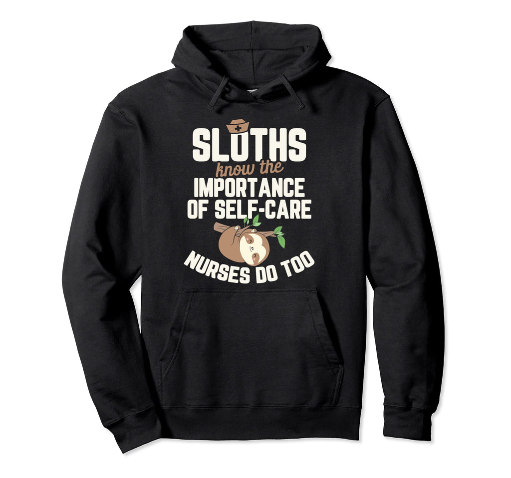 Registered Nurse Rn Sloths Know Hoodie - Custom Art Print for Adults - T-Shirt, Sweatshirt, Hoodie