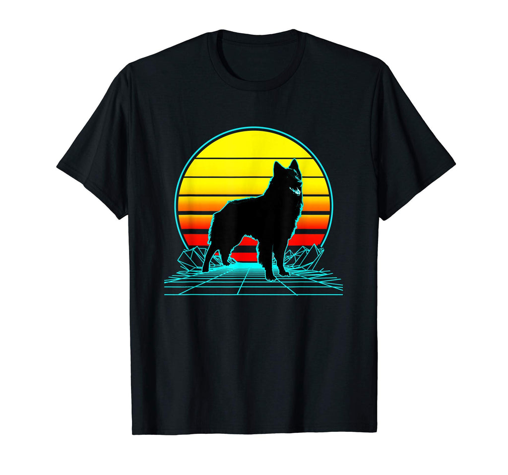 Sunset Belgian Sheepdog T-Shirt - Novelty Apparel Unisex - T-Shirt, Sweatshirt, Hoodie