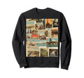 Travel Postcards Collection Sweatshirt - Graphic Print for Adults - T-Shirt, Sweatshirt, Hoodie