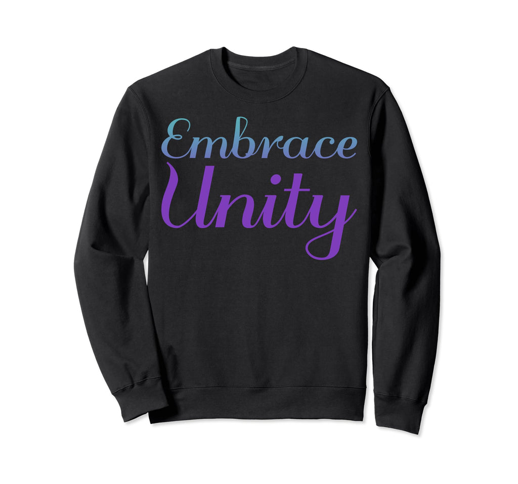 Embrace Unity Mental Health Sweatshirt - Minimalist Print Men Women - T-Shirt, Sweatshirt, Hoodie