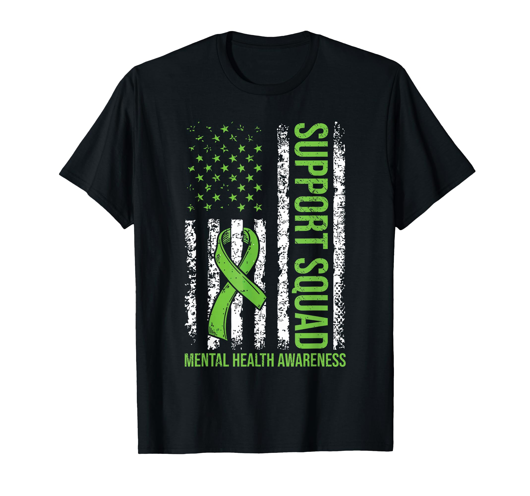 Support Mental Health Squad T-Shirt - Aesthetic Graphic Men Women - T-Shirt, Sweatshirt, Hoodie