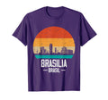Brasilia Brasil Sunset Skyline T-Shirt - Streetwear Style for Adults - T-Shirt, Sweatshirt, Hoodie