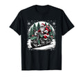 Santa Riding Motorcycle Biker Santa T-Shirt - Novelty Apparel Unisex - T-Shirt, Sweatshirt, Hoodie