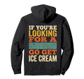 Pickleball Soft Serve Ice Cream Funny Hoodie - Fun Novelty Design Men Women - T-Shirt, Sweatshirt, Hoodie