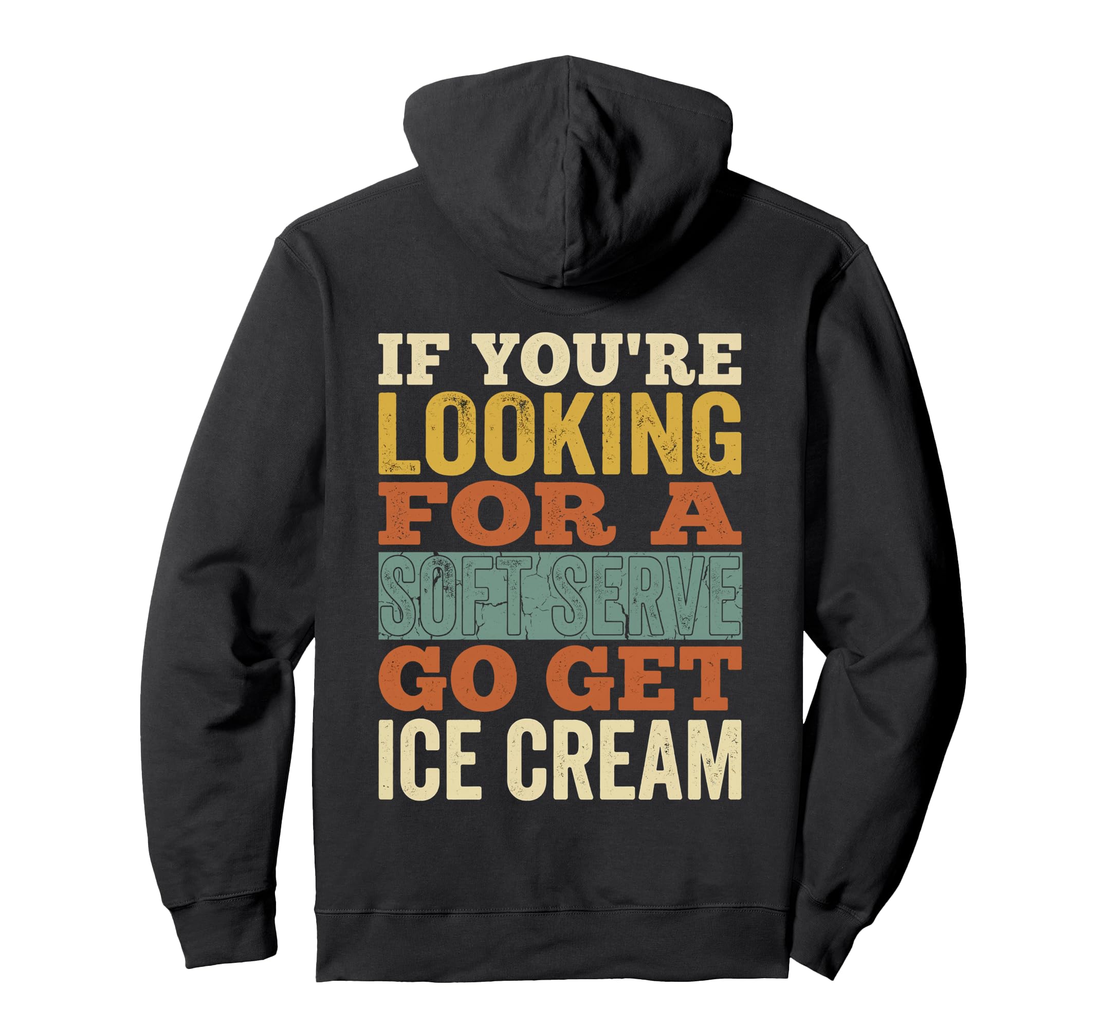 Pickleball Soft Serve Ice Cream Funny Hoodie - Fun Novelty Design Men Women - T-Shirt, Sweatshirt, Hoodie