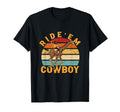 Rideem Cowboy Cowboy Riding Giraffe T-Shirt - Fun Novelty Design for Adults - T-Shirt, Sweatshirt, Hoodie