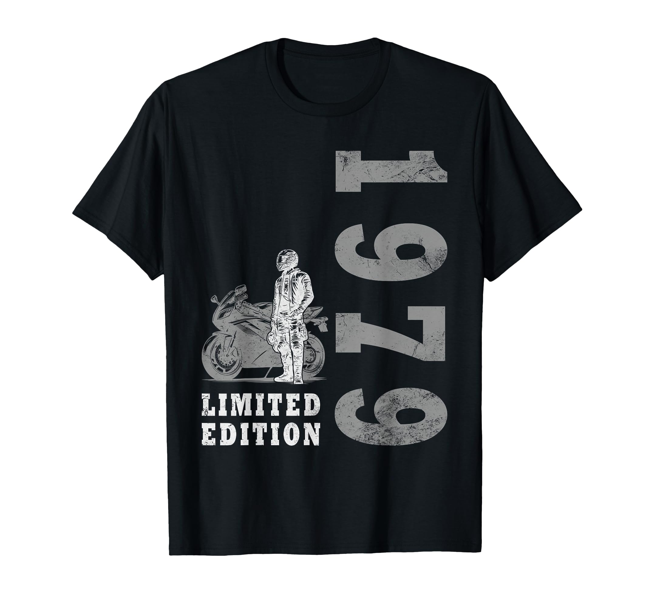 45 Years Biker 1979 Motorcyclist T-Shirt - Fun Novelty Design Unisex - T-Shirt, Sweatshirt, Hoodie