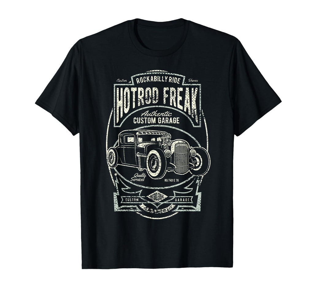 Custom Garage Car Hot Rod T-Shirt - Graphic Print Unisex - T-Shirt, Sweatshirt, Hoodie