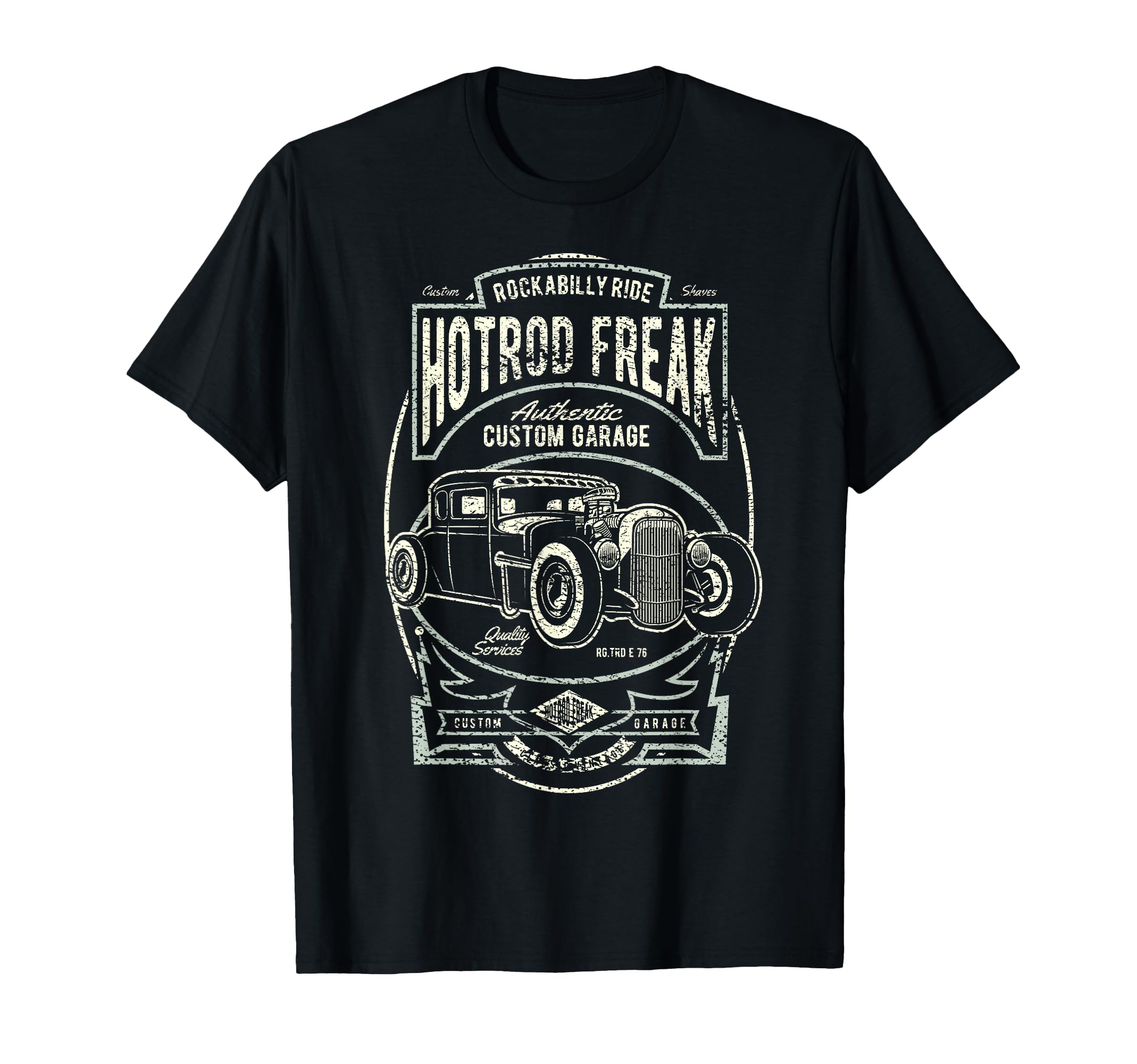 Custom Garage Car Hot Rod T-Shirt - Graphic Print Unisex - T-Shirt, Sweatshirt, Hoodie