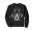 German Shorthaired Pointer Wearing Sweatshirt - Unique Graphic for Adults - T-Shirt, Sweatshirt, Hoodie