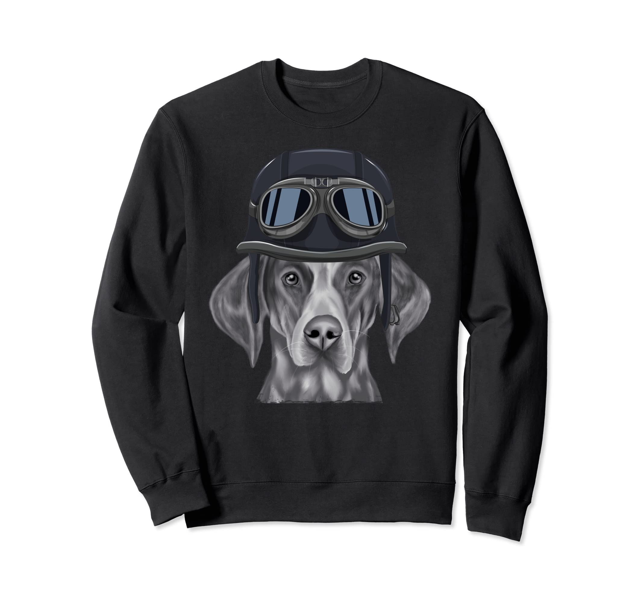 German Shorthaired Pointer Wearing Sweatshirt - Unique Graphic for Adults - T-Shirt, Sweatshirt, Hoodie