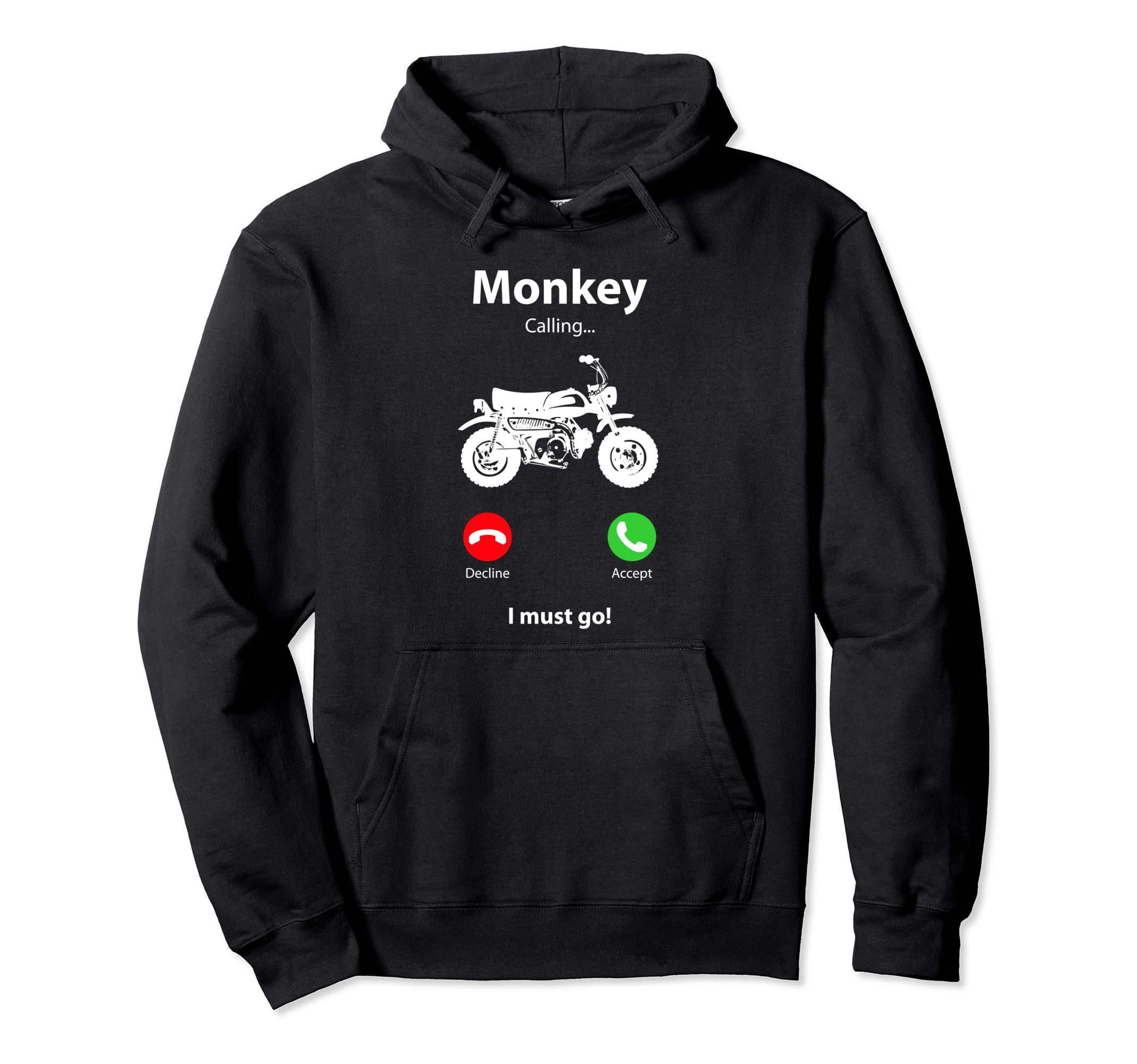 Monkey Z50 Moped Motorcycle Japan Hoodie - Graphic Print Unisex - T-Shirt, Sweatshirt, Hoodie