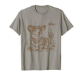 Funny Corgi Ufo Western Cowboy 90S T-Shirt - Streetwear Style Unisex - T-Shirt, Sweatshirt, Hoodie