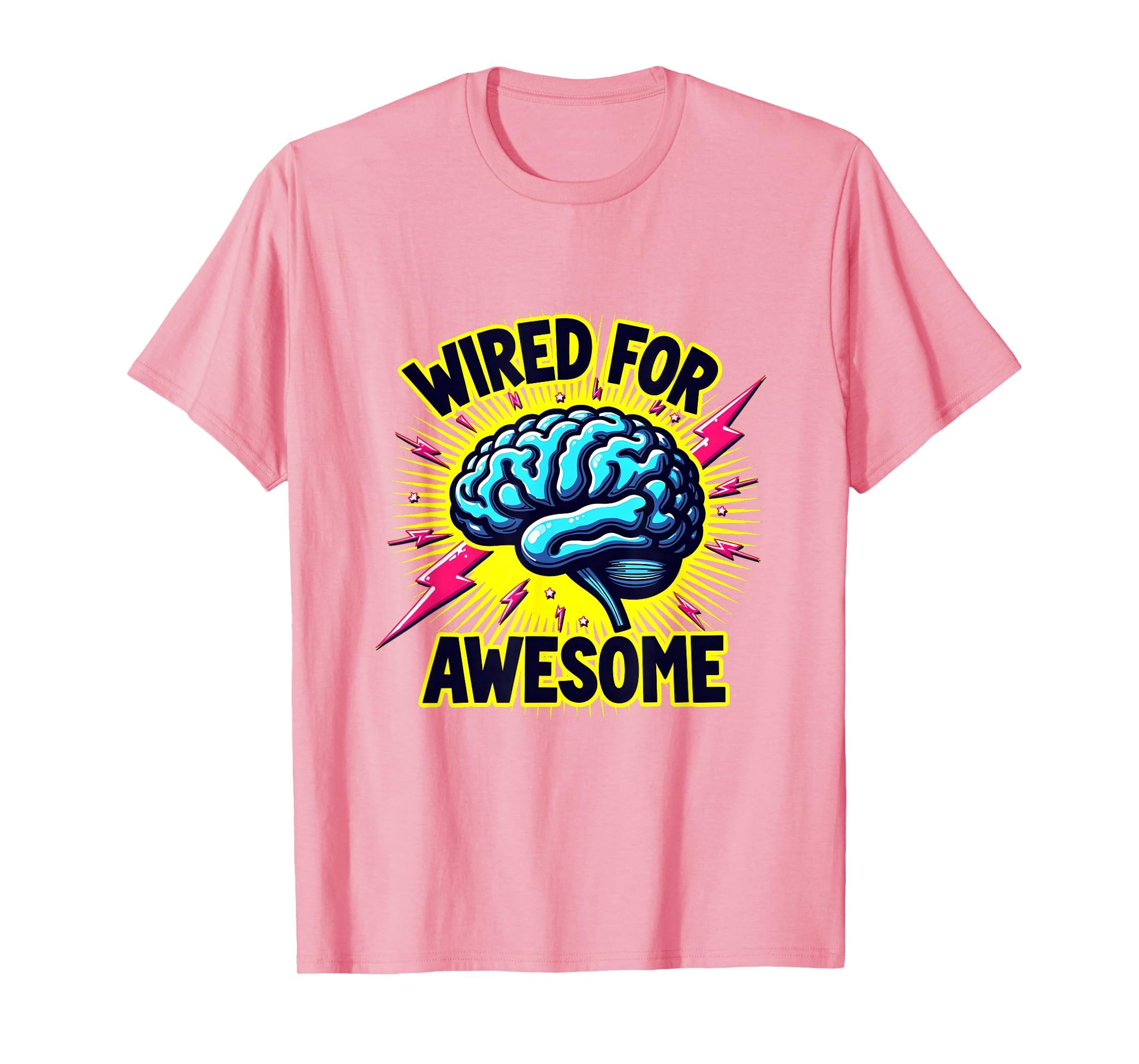 Wired Awesome Neurodivergent Pride T-Shirt - Minimalist Print Men Women - T-Shirt, Sweatshirt, Hoodie