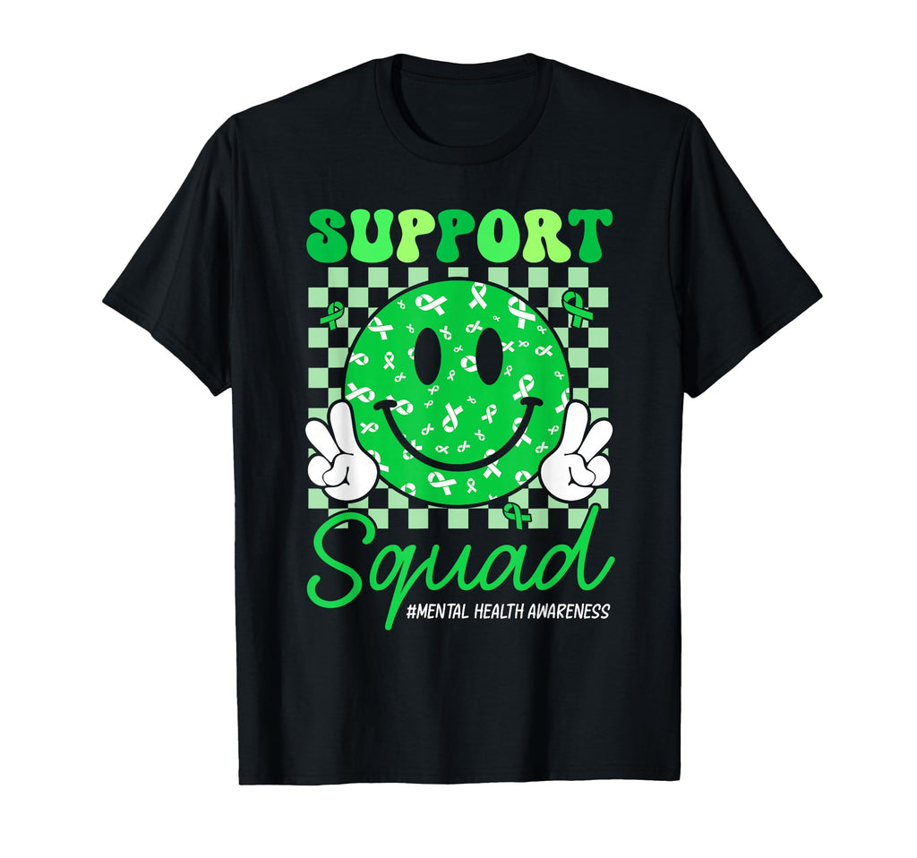 Support Squad Mental Health Matters T-Shirt - Minimalist Print Unisex - T-Shirt, Sweatshirt, Hoodie