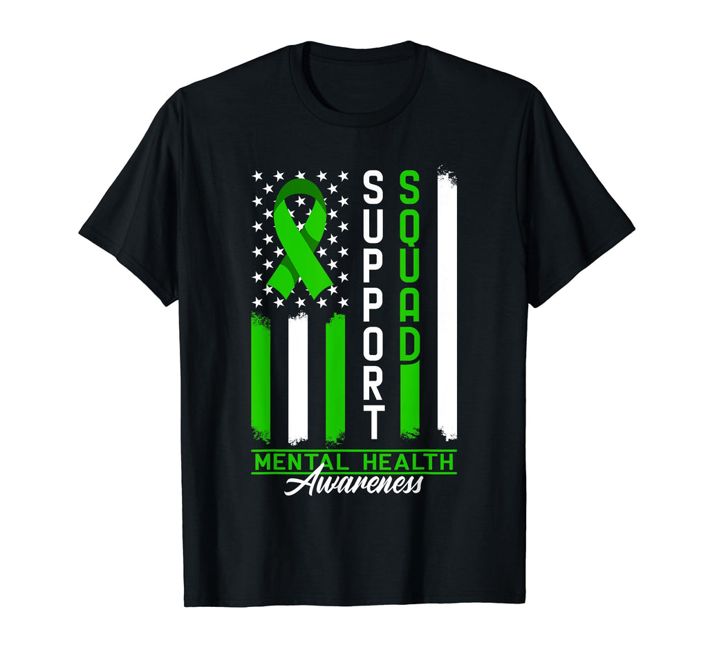 Support Awareness Squad I Depression T-Shirt - Graphic Print for Adults - T-Shirt, Sweatshirt, Hoodie
