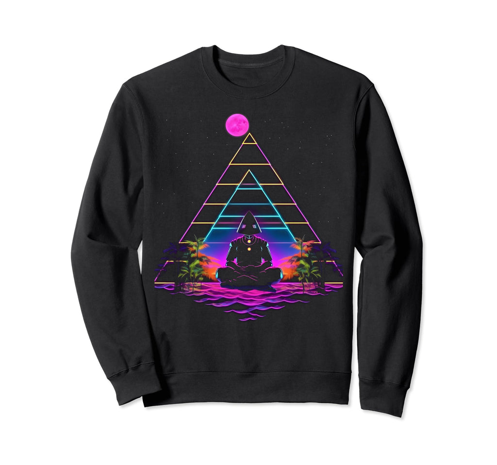 Synthwave Astronaut Cyberpunk 80S Sweatshirt - Custom Art Print Men Women - T-Shirt, Sweatshirt, Hoodie