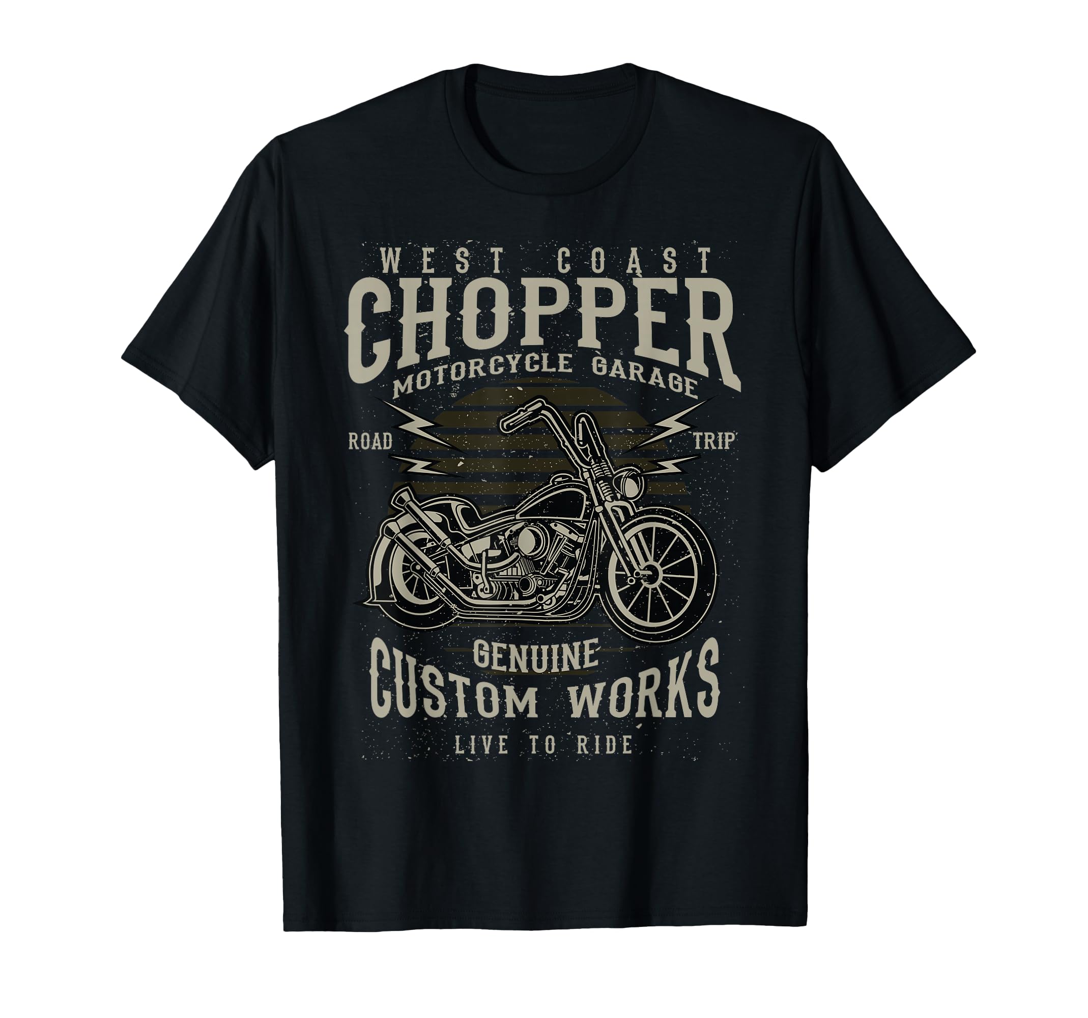 West Coast Chopper Motorcycle T-Shirt - Casual Everyday Wear Men Women - T-Shirt, Sweatshirt, Hoodie