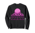 Sunset Mountains Vaporwave Sweatshirt - Novelty Apparel Unisex - T-Shirt, Sweatshirt, Hoodie