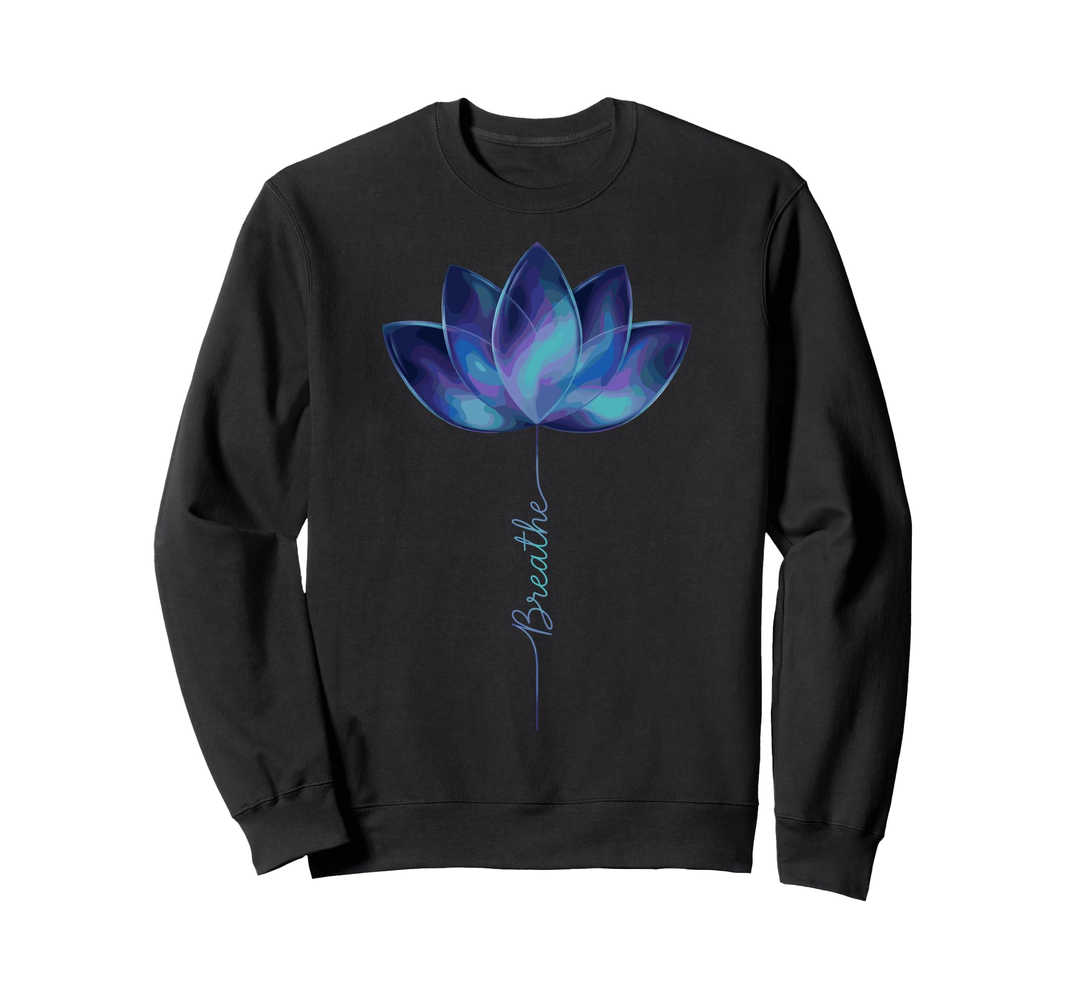 Yoga Meditation Chakra Lotus Flower Sweatshirt - Fun Novelty Design Unisex - T-Shirt, Sweatshirt, Hoodie