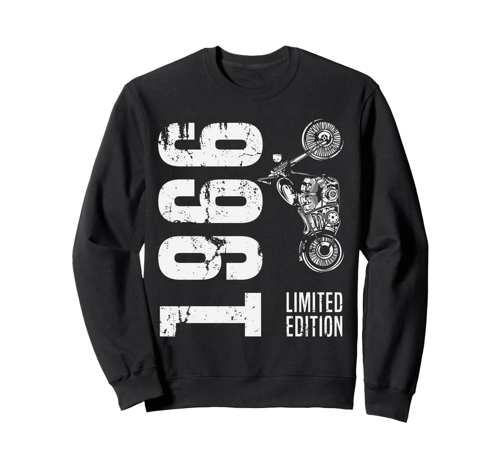 Born 1966 Motorcycle 60Th Birthday Sweatshirt - Unique Graphic for Adults - T-Shirt, Sweatshirt, Hoodie