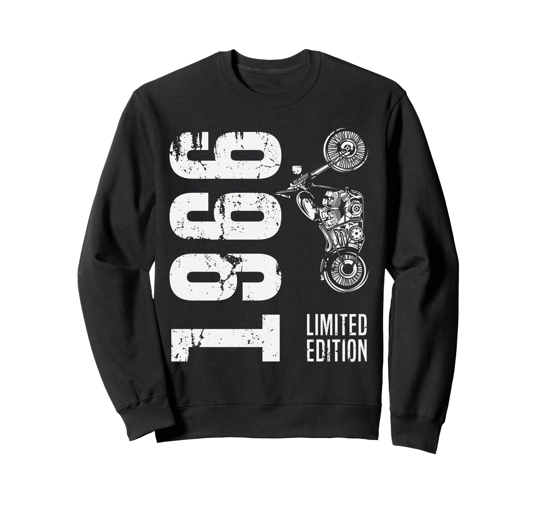 Born 1966 Motorcycle 60Th Birthday Sweatshirt - Unique Graphic for Adults - T-Shirt, Sweatshirt, Hoodie
