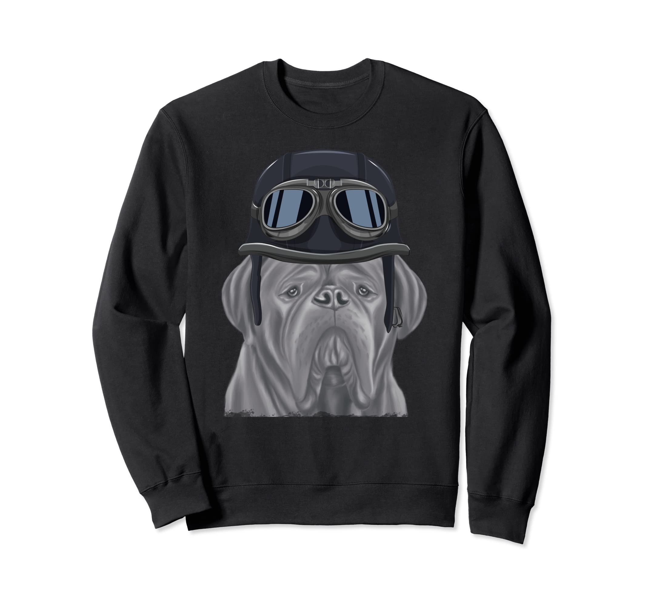 Dogues De Bordeaux Wearing Sweatshirt - Casual Everyday Wear Men Women - T-Shirt, Sweatshirt, Hoodie