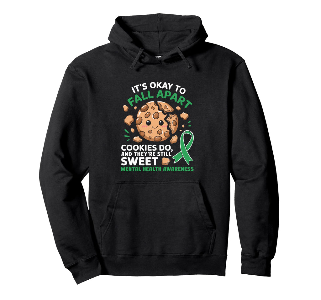 Mental Health Awareness Month Green Hoodie - Graphic Print for Adults - T-Shirt, Sweatshirt, Hoodie