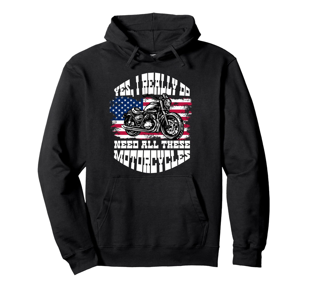 American Motorcycle Biker Hoodie - Streetwear Style for Adults - T-Shirt, Sweatshirt, Hoodie