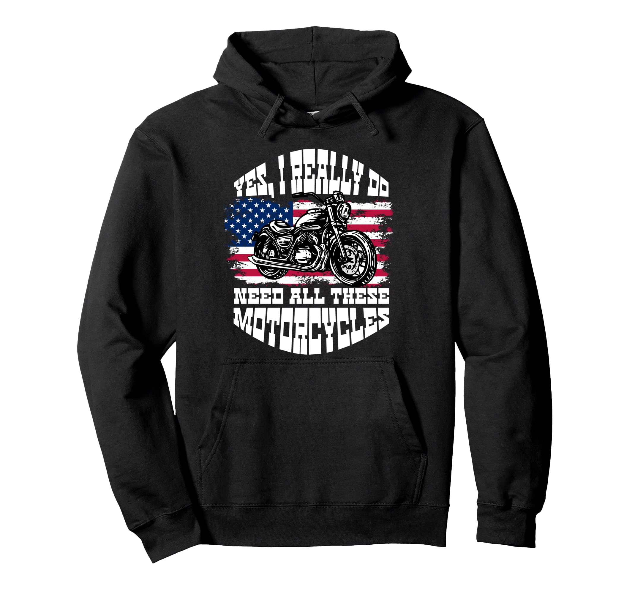 American Motorcycle Biker Hoodie - Streetwear Style for Adults - T-Shirt, Sweatshirt, Hoodie